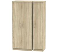 Avon Oak Effect 3 Door Triple Wardrobe