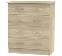 Avon Oak Effect 4 Drawer Chest