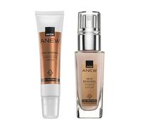 Avon Power Renewal Serum + Eye Cream Duo Set (Pack of 2) | Formulated with Protinol Technology, For Firmer Looking Skin, 7 Powerful Skin Benefits, Cruelty Free