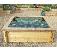 Avon Raised Garden Pond With Liner - 6ft x 6ft (44in)