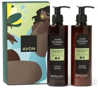 Avon Senses Essence Duo Lemongrass & Coconut Hand Wash and Lotion Gift Set, 250 ml Each