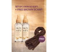 Avon Skin So Soft Glow Spray Set of 2 + FREE Scarf Bonus Gift Deal
