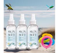 Avon Skin So Soft Original Dry Oil 3 x 150ml Anti Mosquito - Plus One Bracelet