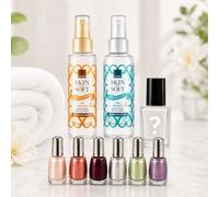Avon Skin So Soft Original Repels Mosquitoes & Avon Airbrush Enhance & Glow Dry Oil Spray, 100ml,Duo & Nail Polish Set
