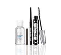 Avon Ultimate Eye Beauty Kit Gift Boxed & Sealed contains Blackest Black Ultimate Drama Instant Lift Mascara + Blackest Black Glimmerstick Eyeliner + 50ml Anew Revitalising Micellar Water
