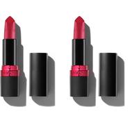 Avon Ultra Matte Lipstick Ruby Kiss with Vitamin E, Avocado Oil and Sesame Oil for Comfortable Coverage that Won't Cake, Crack or Dry, Cruelty Free (Pack of 2)