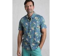 Avondale Short Sleeve Printed Shirt Weird Fish Mid Blue M