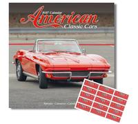 Avonside American Classic Cars 2027 Calendar with Organisational Stickers