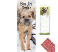 Avonside Border Terrier 2027 Slimline Calendar with Organisational Stickers
