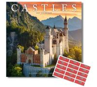 Avonside Castles 2027 Square Calendar with Organisational Stickers