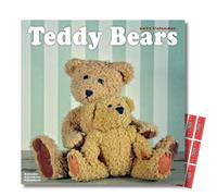 Avonside Teddy Bears 2027 Calendar with Organisational Stickers, 16 Month Square Wall Calendar (Sept 2026 - Dec 2027), UK Planner for Teddy Bear Collectors, Home or Office, 11.6 x 11.6 in
