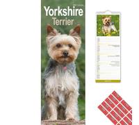 Avonside Yorkshire Terrier 2027 Slimline Calendar with Planner Stickers