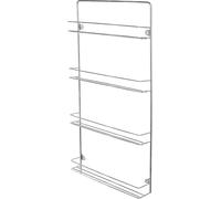 Avonstar Classics Range Customize Your British Spice Rack With Colour And Size To Suit Your Kitchen (4 Tier, Stainless Steel 304 Grade)