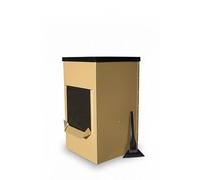 Avonstar Classics Range Indoor Midi Coal Storage Bunker brass effect (Midi with rake)