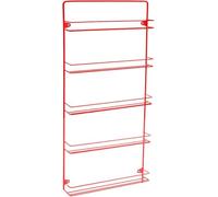 Avonstar Trading Customize Your British Spice Rack With Colour And Size To Suit Your Kitchen (5 Tier Poppy Red)