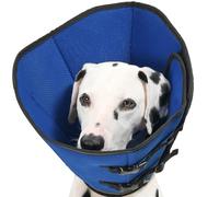 Avont 2026 Upgraded Dog Recovery Collar, Breathable Mesh Elizabethan Collar - Soft Dog Cone Alternative After Surgery to Stop Licking, Foldable/Adjustable/Secure-Fit for Medium Large Dogs, Blue (L