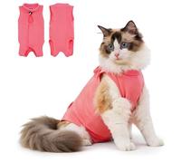 Avont Cat Recovery Suit,Cat Onesie for Female Male Cats Rosepink M | Breathable & Comfortable Surgical Post-Operative Protective Bodysuit, Comfortable Alternative to E-Collar
