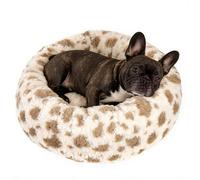 Avont Donut Dog Bed, Round Calming Pet Bed for Small and Medium Puppy Cats, with Removable Cover, Circle-Shaped, Anti-Anxiety, Cozy & Washable -M (76 CM)