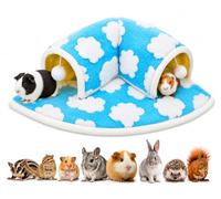 Avont Guinea Pig Tunnel Bed, Washable Hideout for Small Pets