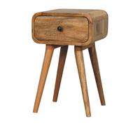 Avora Mini Oak-ish Nightstand with 1 drawer