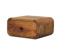 Avora Mini Wall-Mounted Oak-ish 1 Drawer Nightstand