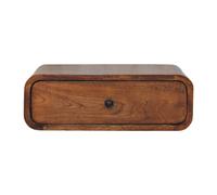 Avora Wall-Mounted Chestnut 1 Drawer Nightstand