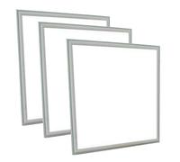 AvoTech Led Panel Ceiling Light - Pack of 6 48W LED Light Panels 600 x 600 x 9mm- Recessed Ultra-Slim Square ceiling lights - Super Bright Daylight 6500K Lighting - Ideal for Office, shops & Warehouse