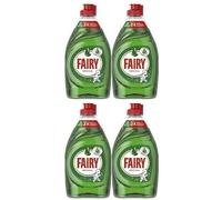 Avp Trader 4 X Fairy Fairy Original Washing Up Liquid 320ml - Dishwashing Liquid Green | Powerful Dishwashing Liquid, Tough on Grease Gentle on Hands