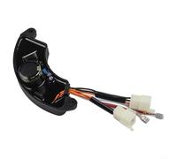 AVR Voltage Regulator for 5 kW and 8 kW Three-Phase Generators - 380 V Automatic Voltage Control, 8-Wire Configuration (4-Wire Connector + 2 Wires + 2 Carbon