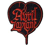 Avril Lavigne Heart Woven Patch One Size