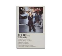 Avril Lavigne-Let Go-Album Cover Canvas Wall Painting Poster - Nostalgic Rock Style Music Decoration Poster Canvas Wall Art For Living Room Bedroom Gaming Room Office Posters 08x12inch(20x30cm)