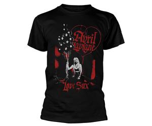 Avril Lavigne Love Sux Balloons Black T-Shirt NEW OFFICIAL