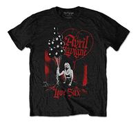Avril Lavigne Love Sux Balloons Official Tee T-Shirt Mens Unisex (Medium) Black