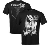 Avril Lavigne Love Sux T Shirt, Black, XL