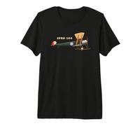 Avro 504 British WW1 Biplane Aircraft Illustration Premium T-Shirt