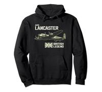 Avro Lancaster Bomber Aircraft RAF Tarpaulin British Legend Pullover Hoodie