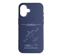 Avro-Shackleton MR Mk.3 Aircraft Blueprints Case for iPhone 16