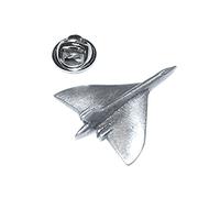 avro vulcan british bomber English Pewter Lapel /tie Pin Badge 3d effect with clip for rear of badge. in plush gift box