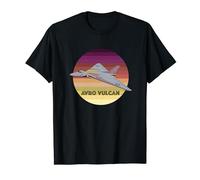 Avro Vulcan British Delta-wing Bomber Retro Sunset T-Shirt