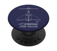 Avro Vulcan British V Bomber Plane Blueprints PopSockets Swappable PopGrip