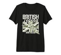 Avro Vulcan RAF Bomber Aircraft British Plane British Legend Premium T-Shirt