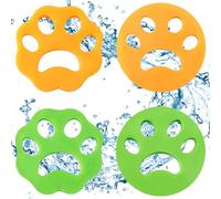 AVRUYPI 4Pcs Pet Hair Remover Washing Machine, Reusable Lint Balls Washing Machine, Hair Catcher, Lint Catcher Washing Machine for Removing Pet Hair