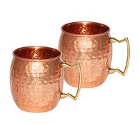 AVS STORE Handmade Pure Copper Hammered Moscow Mule Mug (2)