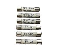 AVSBBYEPS 1pcs Fuse 7017240 FF315mA 0.315A FF500mA .5A FF630mA .63A FF1A 1A FF1.6A 1. FF2A 2A 1000V 6.3x32mm(FF 2A)