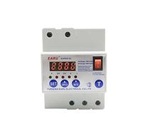 AVSBBYEPS 63A Automatic Reconnect Circuit Breaker with Over Voltage Under Current Leakage Protection Surge Relay