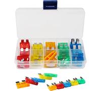AVSBBYEPS Fuse 50Pcs Car Auto Standard Mini 5A 10A 15A 20A 30A Blade Kit Motorcycle Boat Truck Automotive Set