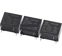 AVSBBYEPS Relay 50PCS Power Relays HF32F JZC-32F-005 009 012 024-HS3 5A 250VAC 4PIN(Onecolor)