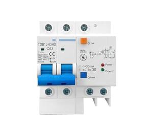 AVSBBYEPS Residual Circuit Breaker Main Switch with Surge Protector RCBO MCB with Protection SPD 1Pcs(25v)