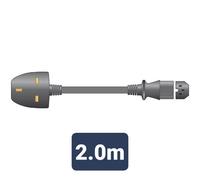 AVSL Mercury Uk - Hot Iec Lead 2.0M Black, 114.063Uk