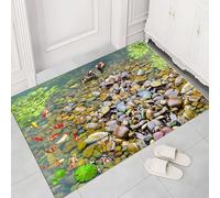 AVSMGP 3D Stone Optical Illusion Door Mat, Thickened Diatom Mud Rug- Washable Non Slip Carpet- for Bedroom/Dining Room/Lux Home/Office/Hallway/Entryway,A,40 * 60CM/15.7 * 23.6INCH